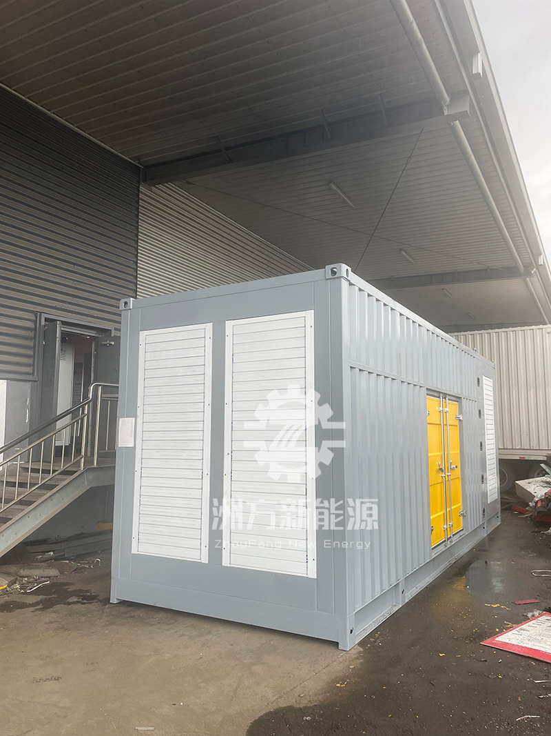 江苏洲方新能源完成黑龙江某地 1200KW 玉柴集装箱发电机组调试，夯实区域电力保障