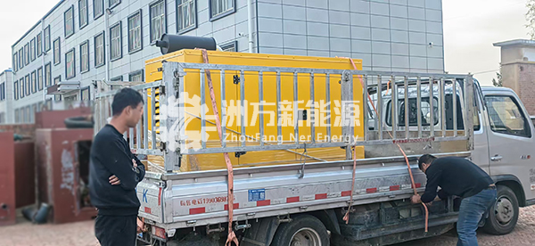 洲方新能源某企大庆驻地100kw静音箱发电机组调试完毕