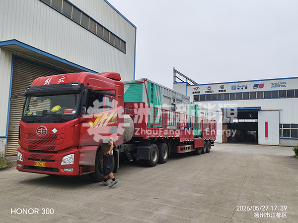 江苏洲方・ 500KVA 甲醇机组*2 + 100KVA 氨氢机组发货现场